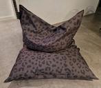 Lebel zitzak. Antraciet panterprint - 150x100cm, Huis en Inrichting, Zitzakken, Ophalen, Zo goed als nieuw, Zitzak