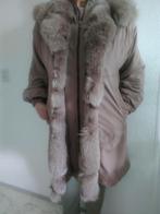 0034 - Luxe Lammy Coat van ARMA met Bont - Maat 44, Topstaat, Ophalen of Verzenden, Zo goed als nieuw, Maat 42/44 (L), Bruin