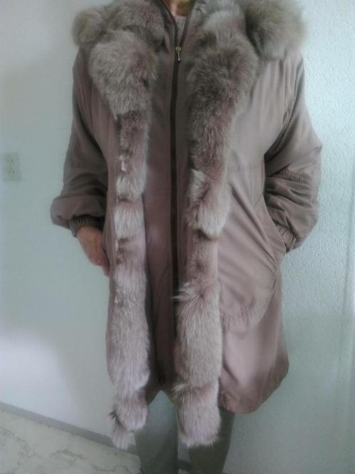 0034 - Luxe Lammy Coat van ARMA met Bont - Maat 44, Topstaat, Kleding | Dames, Jassen | Winter, Zo goed als nieuw, Maat 42/44 (L)