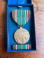 WO2 Amerikaans European Campaign medal in doosje compleet, Verzamelen, Militaria | Tweede Wereldoorlog, Amerika, Landmacht, Verzenden