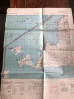 Kaart sheet 1 Laboehan (Java, Madura & Bali) 1945, Boeken, Atlassen en Landkaarten, Gelezen, Overige gebieden, Ophalen of Verzenden