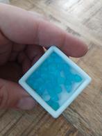 Blauwe agaat puntjes, Ophalen of Verzenden, Zo goed als nieuw