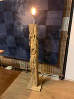 Lamp Sprokkel TEAK  ±160h  uit de wortel Teakboom. leuk !, Ophalen of Verzenden, Nieuw, Hout, 150 tot 200 cm