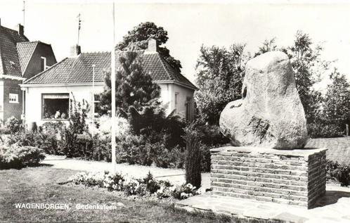 Wagenborgen, Gedenksteen - ongelopen, Verzamelen, Ansichtkaarten | Nederland, Ongelopen, Overijssel, 1920 tot 1940, Ophalen of Verzenden