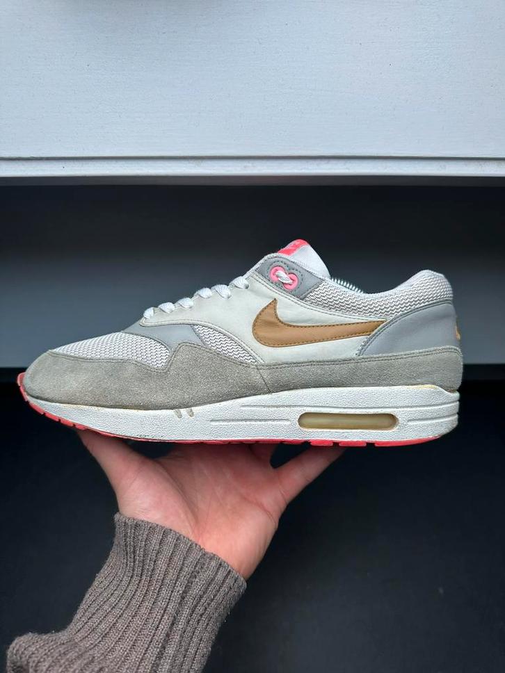 Nike Air Max 1 Pink Pack Flamingo / 45, Kleding | Heren, Schoenen, Gedragen, Sneakers of Gympen, Overige kleuren, Ophalen of Verzenden