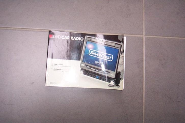 DVD-CAR radioboekje (silvercrest) CDV-710, Auto diversen, Handleidingen en Instructieboekjes, Ophalen of Verzenden