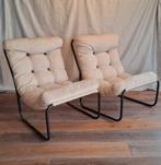 Twee Vintage Ikea Pixi Lounge Chairs, Ophalen, Gebruikt, Stof, Minder dan 50 cm