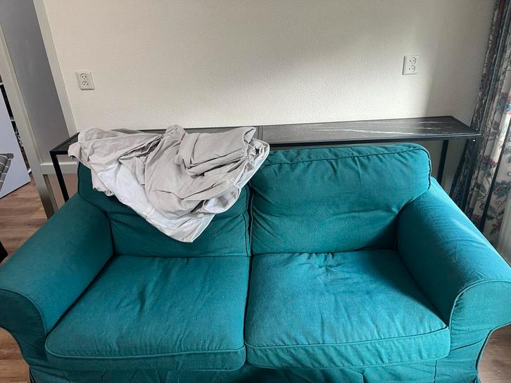 Ikea Ektorp 2-zitsbank met wasbare hoes, Huis en Inrichting, Banken | Bankstellen, Gebruikt, Rechte bank, Tweepersoons, 150 tot 200 cm