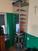 Vitrinekast met 8 glazen planken, Ophalen, Minder dan 50 cm, Met deur(en), Zo goed als nieuw