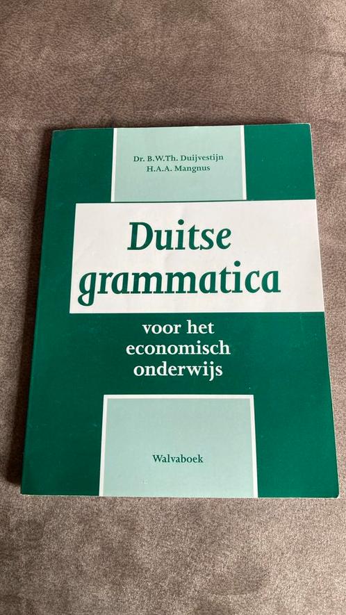 Duitse grammatica voor het economisch onderwijs, Boeken, Schoolboeken, Zo goed als nieuw, Nederlands, Overige niveaus, Ophalen of Verzenden