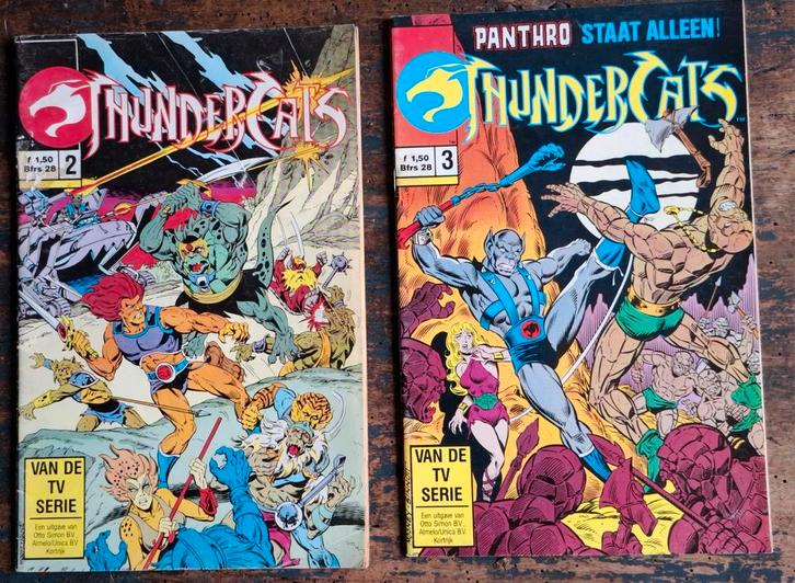 THUNDERCATS Strip. Nr 2  & 3.  1989., Boeken, Stripboeken, Gelezen, Meerdere stripboeken, Ophalen