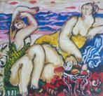 Zeefdruk Willem Janssen, Antiek en Kunst, Kunst | Litho's en Zeefdrukken, Verzenden