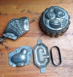Set antieke ijzeren bakkers vormen mallen, Antiek en Kunst, Antiek | Keukenbenodigdheden, Ophalen