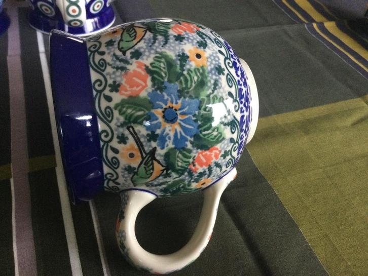 5 x prachtige Zgan Bunzlau thee/ koffie mokken. 240 ml, 350, Huis en Inrichting, Keuken | Servies, Zo goed als nieuw, Kop(pen) en/of Schotel(s)