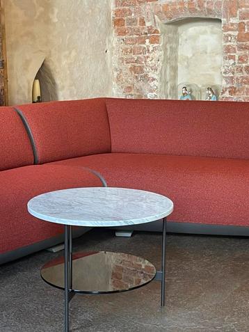 Leolux salontafel Tampa round double marmer beschikbaar voor biedingen