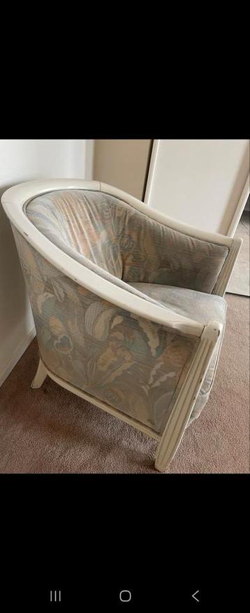 2 Fauteuils met Bloemenmotief beschikbaar voor biedingen