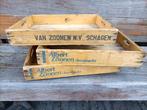 Albert van Zoonen vleessnacks kistjes. Vintage., Ophalen