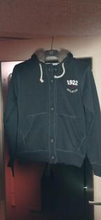 Hollister Button Up Hoodie/vest/jas Maat M, Grijs., Maat 38/40 (M), Ophalen of Verzenden, Zo goed als nieuw, Grijs