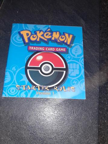 Pokémon TCG Starter Rules - Versie 1 beschikbaar voor biedingen