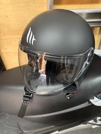 Zwarte Scooterhelm - Zo goed als nieuw, Ophalen, Zo goed als nieuw, Medium