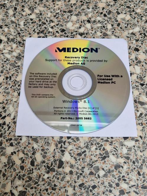 Microsoft Windows 8.1 DVD DK/DE/EN/FR/IT/NL, Computers en Software, Besturingssoftware, Gebruikt, Windows, Ophalen of Verzenden