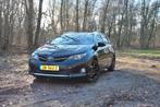 Toyota Auris 1.8 Hybrid Touring Sports Executive 2014 Zwart, Auto's, Toyota, Zwart, Leder en Stof, Zwart, 25 km/l