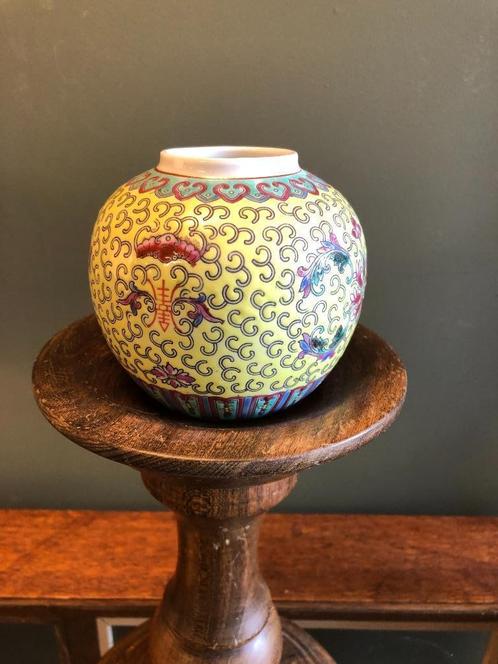 Vintage Chinees Gemberpotje fraaie decoratie., Antiek en Kunst, Antiek | Porselein, Ophalen of Verzenden