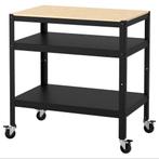 Roltafel ikea BROR/ werkbank, Ophalen, Gebruikt, 25 tot 50 cm, Minder dan 100 cm