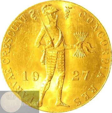 Nederland - Gouden dukaat 1927 Wilhelmina  beschikbaar voor biedingen