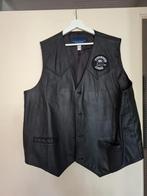 Leren gilet, Ophalen of Verzenden, Zo goed als nieuw, Overige maten, Zwart