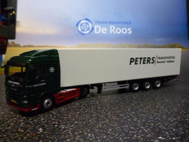 WSI MAN TGX Peters Transporten, Hobby en Vrije tijd, Modelauto's | 1:50, Nieuw, Bus of Vrachtwagen, Wsi, Ophalen of Verzenden