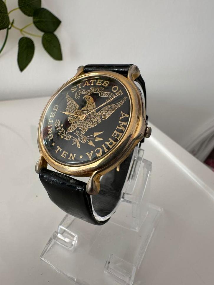 Vintage American Eagle Ten Dollar Watch NOS polshorloge, Sieraden, Tassen en Uiterlijk, Horloges | Heren, Zo goed als nieuw, Overige merken