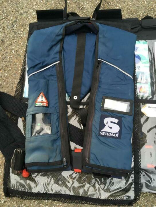 4 stuks reddingsvest Secumar Windows Alpha 275N duits leger, Watersport en Boten, Watersportkleding, Gebruikt, Reddingsvest of Zwemvest