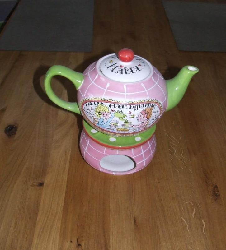 Blond Amsterdam theepot + lichtje, Huis en Inrichting, Keuken | Servies, Nieuw, Overige typen, Blond Amsterdam, Aardewerk, Ophalen of Verzenden