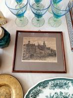Vintage schilderij Delfshaven Kolk, Minder dan 50 cm, Gebruikt, Ophalen of Verzenden, Minder dan 50 cm