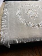 Vintage gehaakte sprei wit, Gebruikt, Wit, Overige typen, Tweepersoons