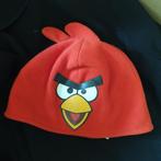 Stoere rode fleecemuts angry birds. Mt 110/116, Ophalen of Verzenden, Zo goed als nieuw, Jongen, Overige typen