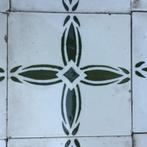 Antieke wandtegels (groen-wit), Antiek en Kunst, Antiek | Wandborden en Tegels, Ophalen