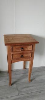 Houten kastje met 2 lades, Huis en Inrichting, Complete inboedels, Ophalen