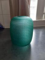 Mooie groene vaas  van de Hema     afhalen !!!, Ophalen, Nieuw, Glas, Minder dan 50 cm