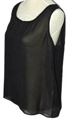 Alba Fornani doorschijnende top, zwart, Mt. M, Kleding | Dames, Tops, Maat 38/40 (M), Alba Fornani, Verzenden, Zwart