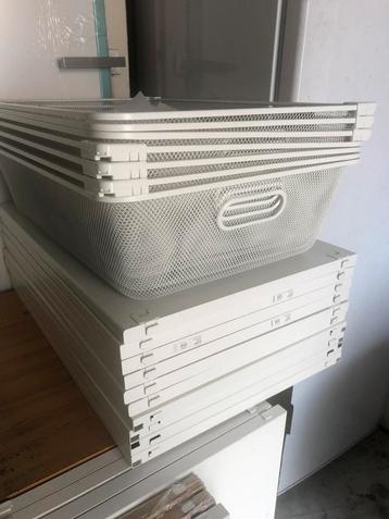 Ikea algot manden en planken kledingkast opbergsysteem beschikbaar voor biedingen