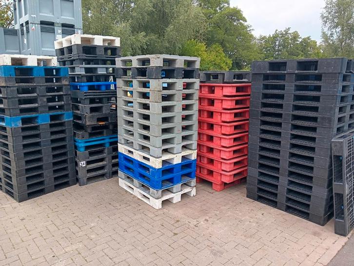 Kunststof pallets ruim assortiment, Doe-het-zelf en Verbouw, Platen en Panelen, Gebruikt, Ophalen
