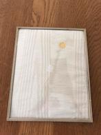 Oude lijst , ca. 20 x 25 cm met bolglas , brocante lijsten, Antiek en Kunst, Curiosa en Brocante, Ophalen of Verzenden