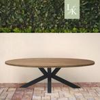 Landelijk klassieke tuintafel - Belvoir, Tuin en Terras, Niet ingevuld, Nieuw, Ophalen of Verzenden, Ovaal