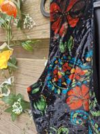 Prachtig uniek fluwelen vintage gilet met bloemetjes, Kleding | Dames, Ophalen of Verzenden, Zo goed als nieuw, Maat 38/40 (M)
