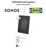 TK: 2x nieuwe SONOSxIKEA SYMFONISK schilderlijstpeakers wifi, Audio, Tv en Foto, Luidsprekers, Nieuw, Ophalen of Verzenden, Sonos