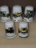 5 vingerhoedjes Oude  auto.s porselein 4euro, Ophalen of Verzenden, Zo goed als nieuw