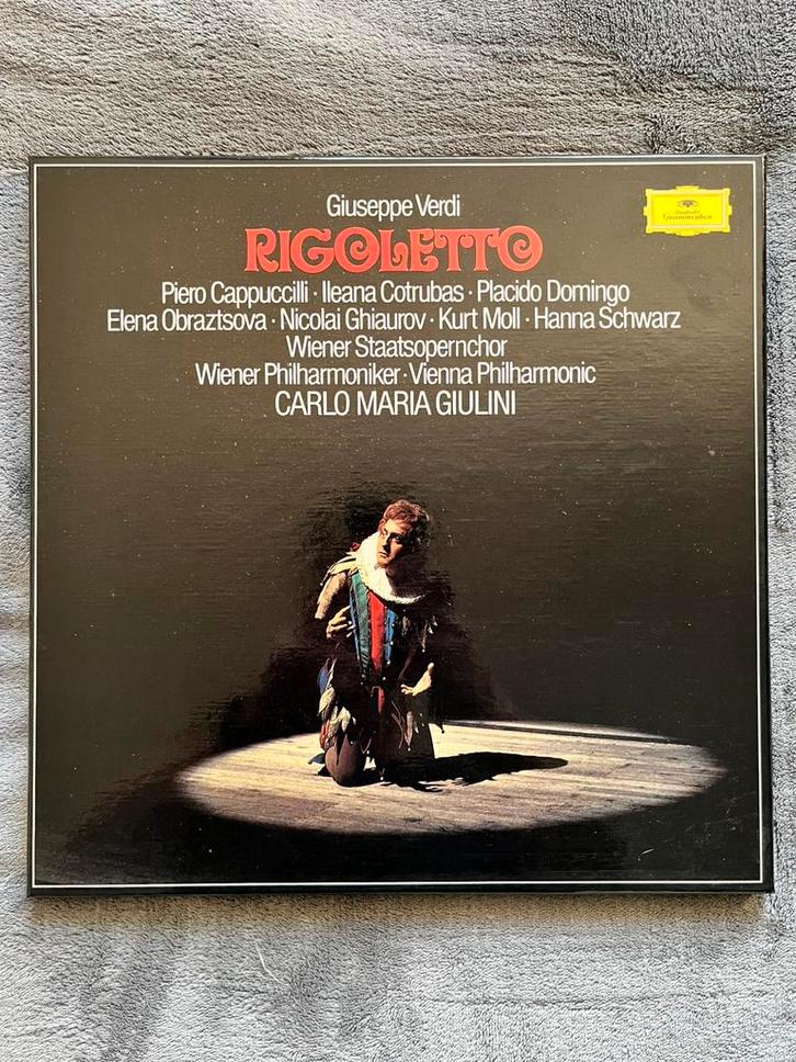 Verdi - Rigoletto, Cd's en Dvd's, Vinyl | Klassiek, Zo goed als nieuw, Romantiek, Opera of Operette, 12 inch, Ophalen of Verzenden