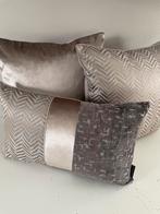 Luxe set sierkussens in taupe kleuren, Ophalen of Verzenden, Nieuw